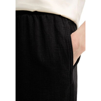 Black Cotton Joggers (Workout Pants)