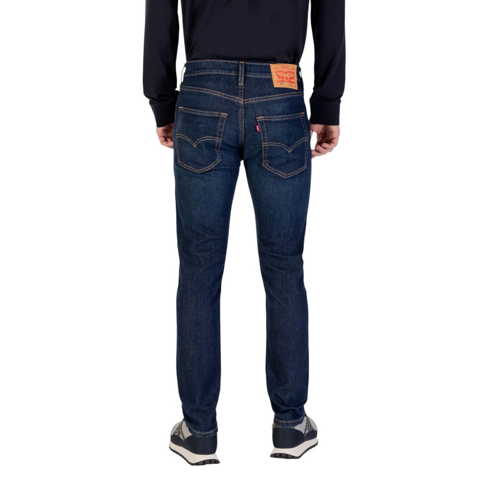 Blue Cotton Slim Fit Jeans