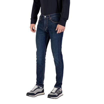 Blue Cotton Slim Fit Jeans