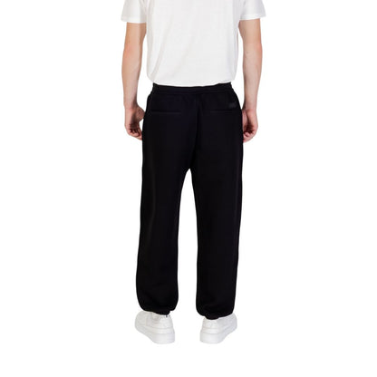 Black Cotton Joggers (Workout Pants)