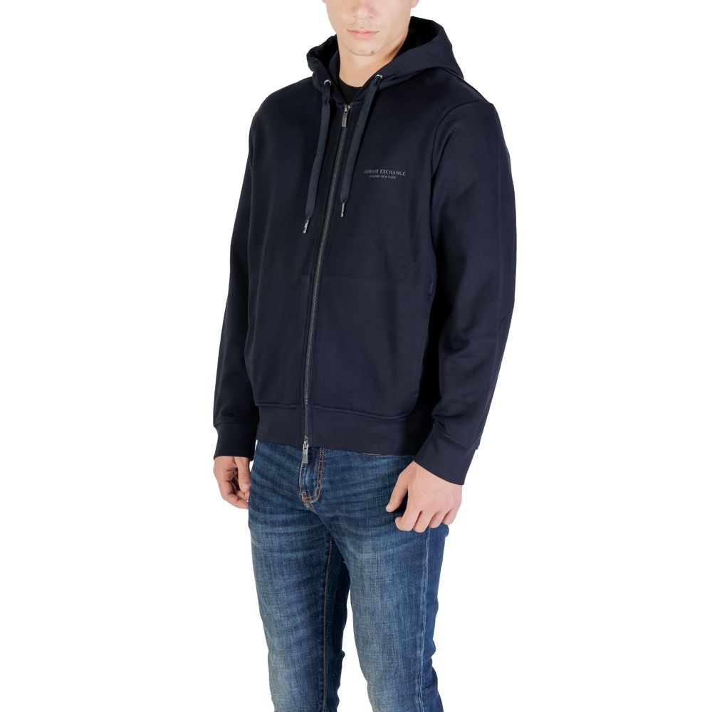 Blue Cotton Hoodie