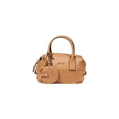 Beige Polyethylene Handbag