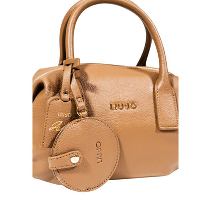 Beige Polyethylene Handbag
