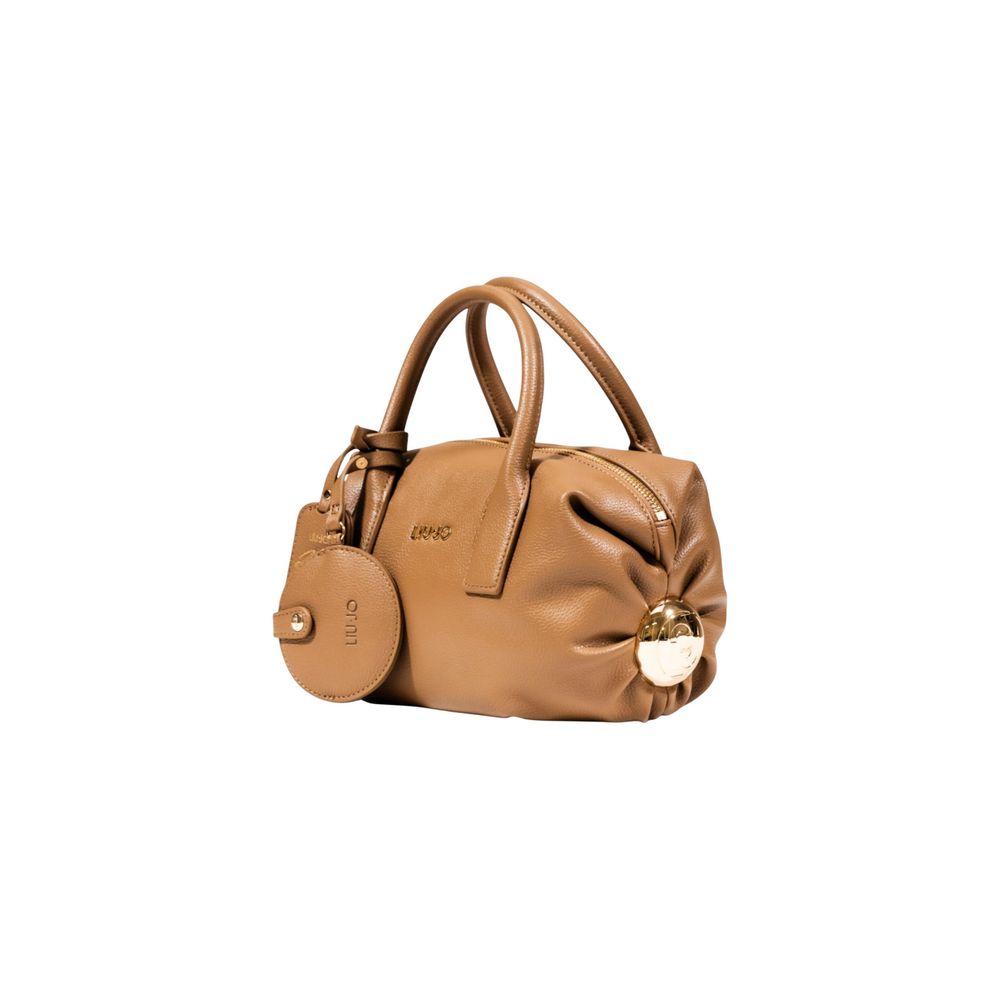 Beige Polyethylene Handbag