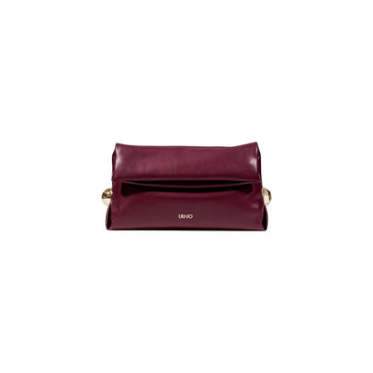Bordeaux Polyethylene Clutch Bag