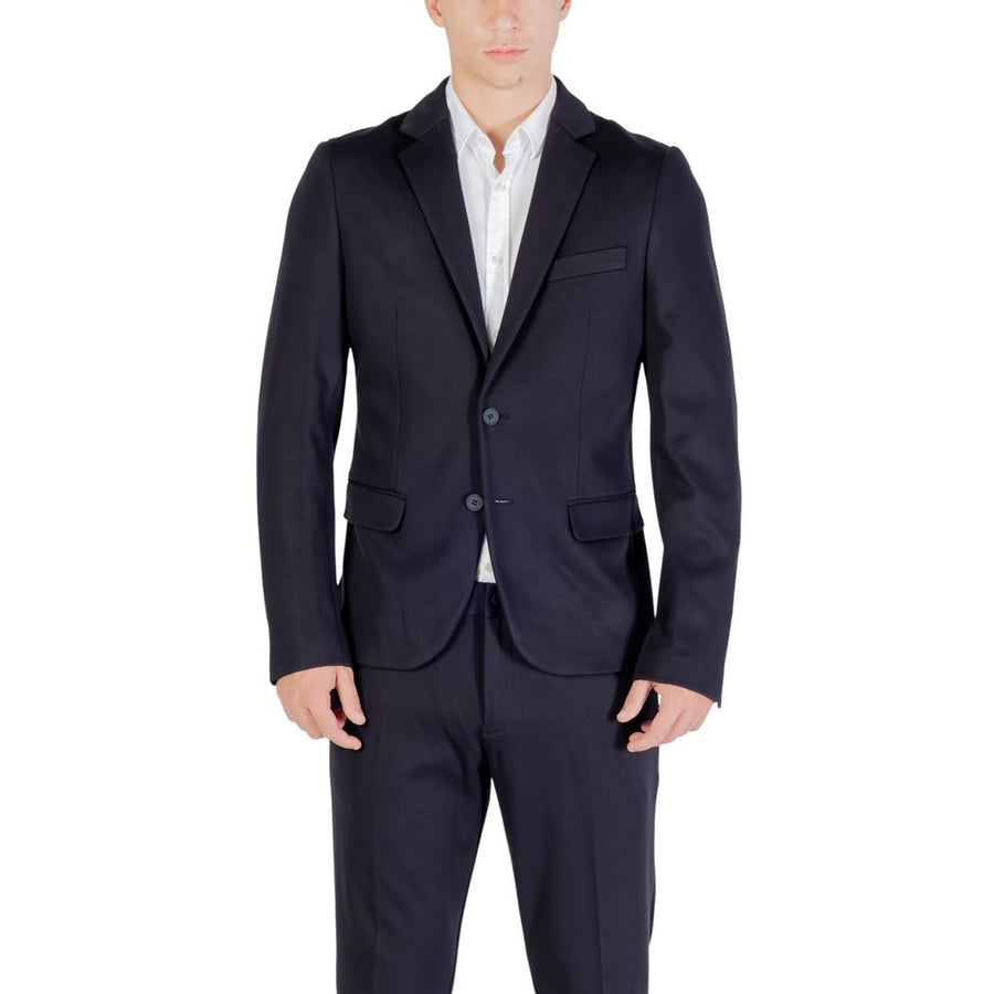 Blue Viscose Blazer