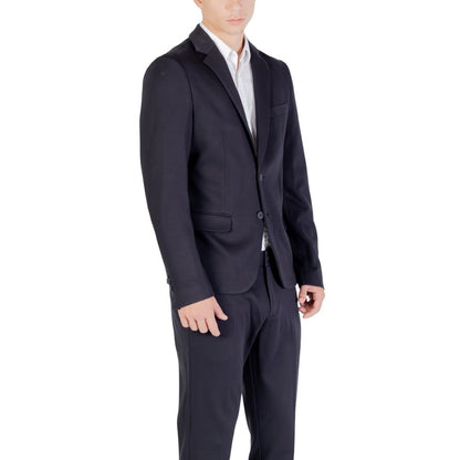 Blue Viscose Blazer