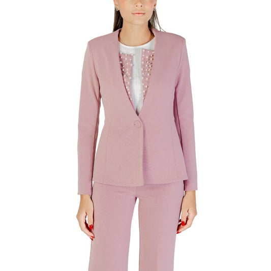 Multicolor Polyester Blazer