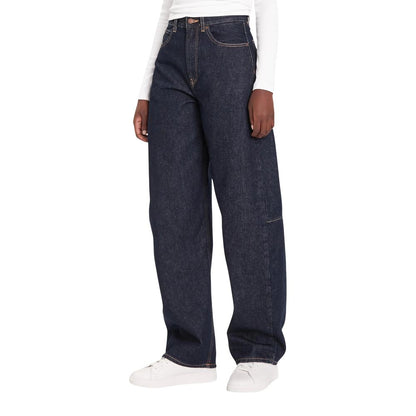 Blue Cotton Mom Jeans