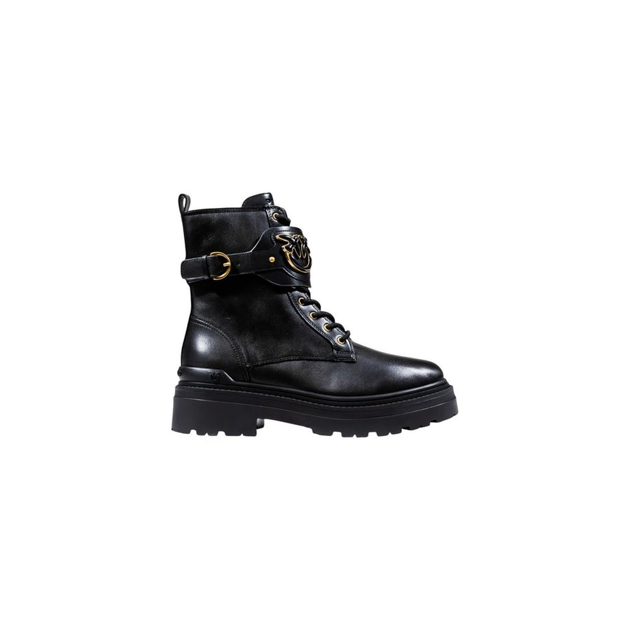 Black Leather Ankle Boots