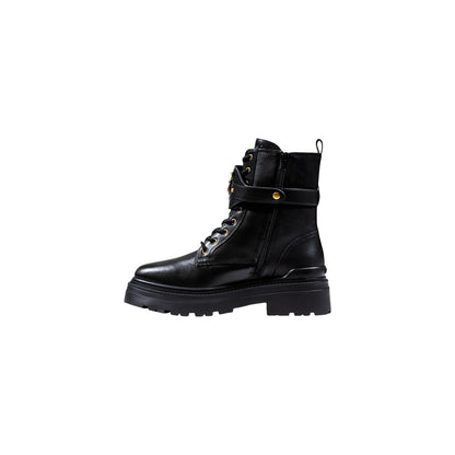 Black Leather Ankle Boots