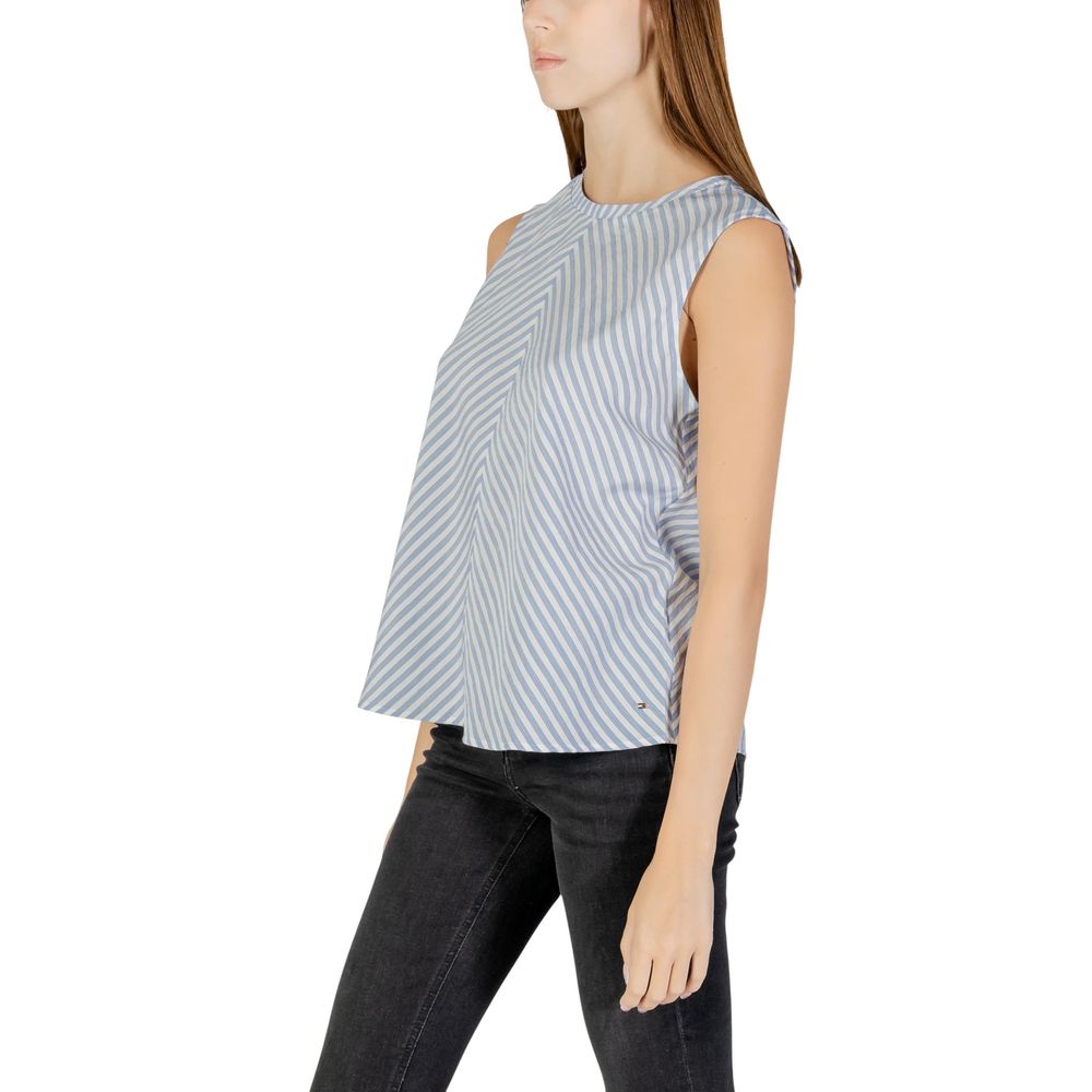 Blue Cotton Tank Tops