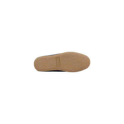 Blue Suede Leather Slippers