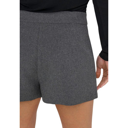 Gray Polyester Shorts