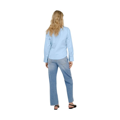 Blue Cotton Blouse