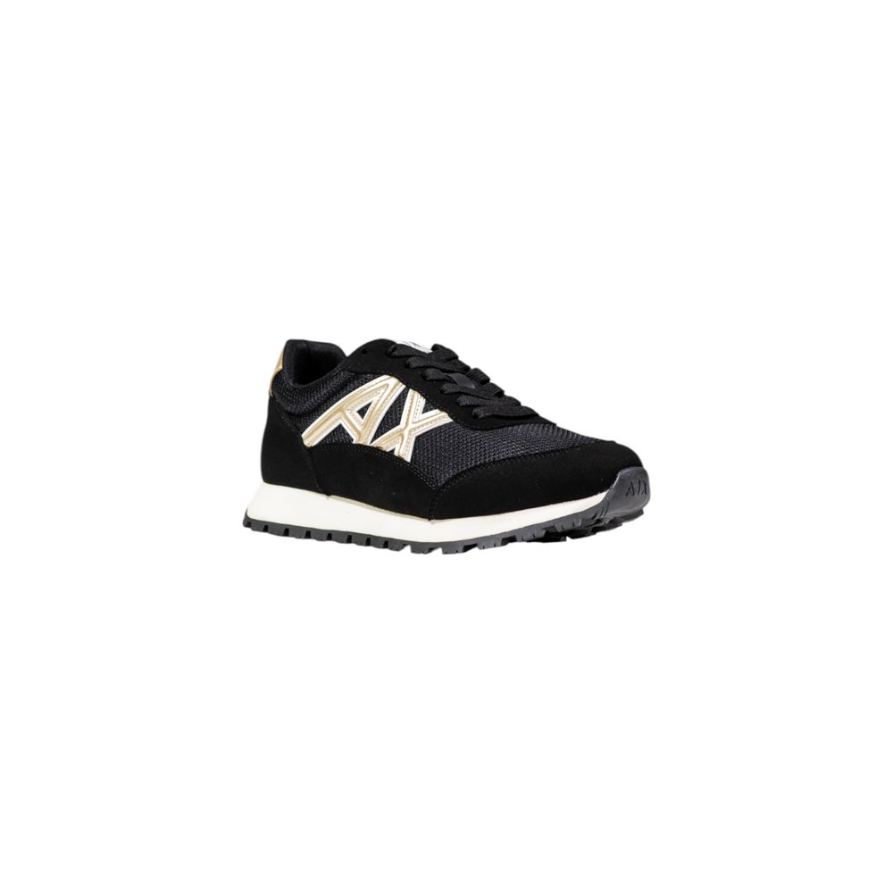 Bicolor Polyester Athletic Sneakers