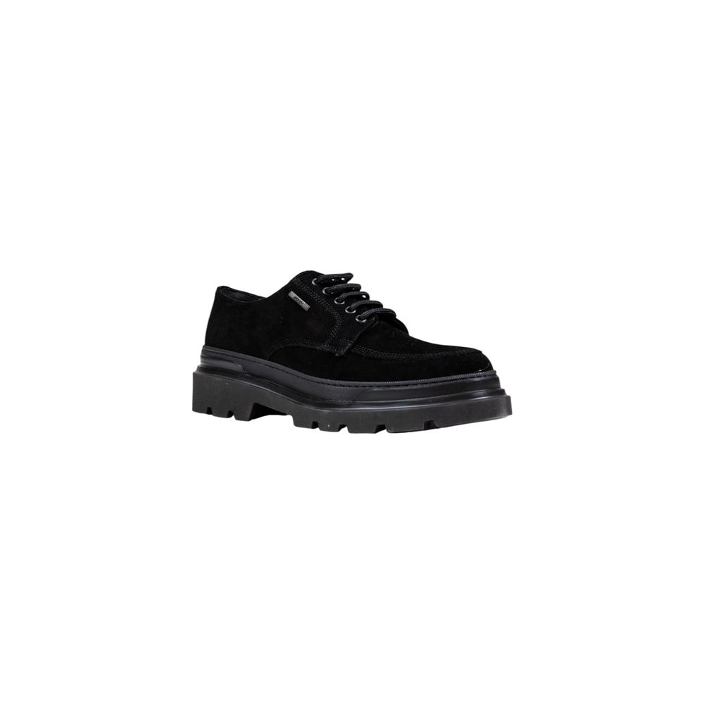 Black Leather Oxfords And Derbies