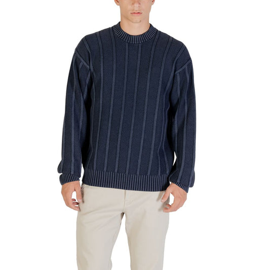 Blue Cotton Sweatshirt