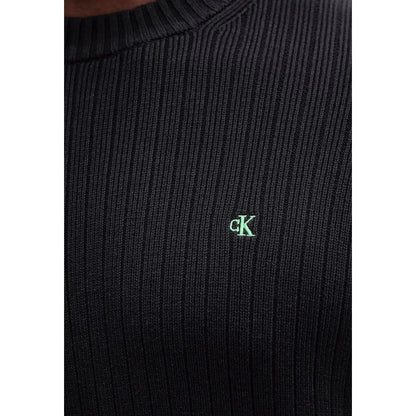 Black Cotton Sweatshirt