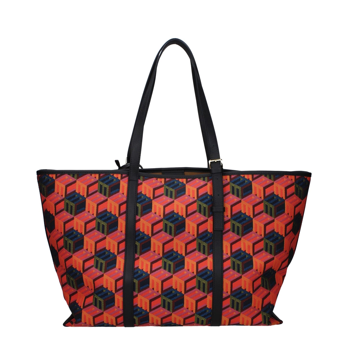 Multicolor Fabric Shoulder Bag