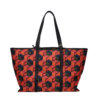 Multicolor Fabric Shoulder Bag