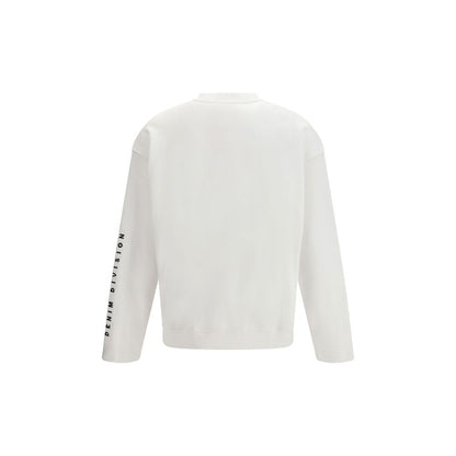 White Cotton Sweatshirt