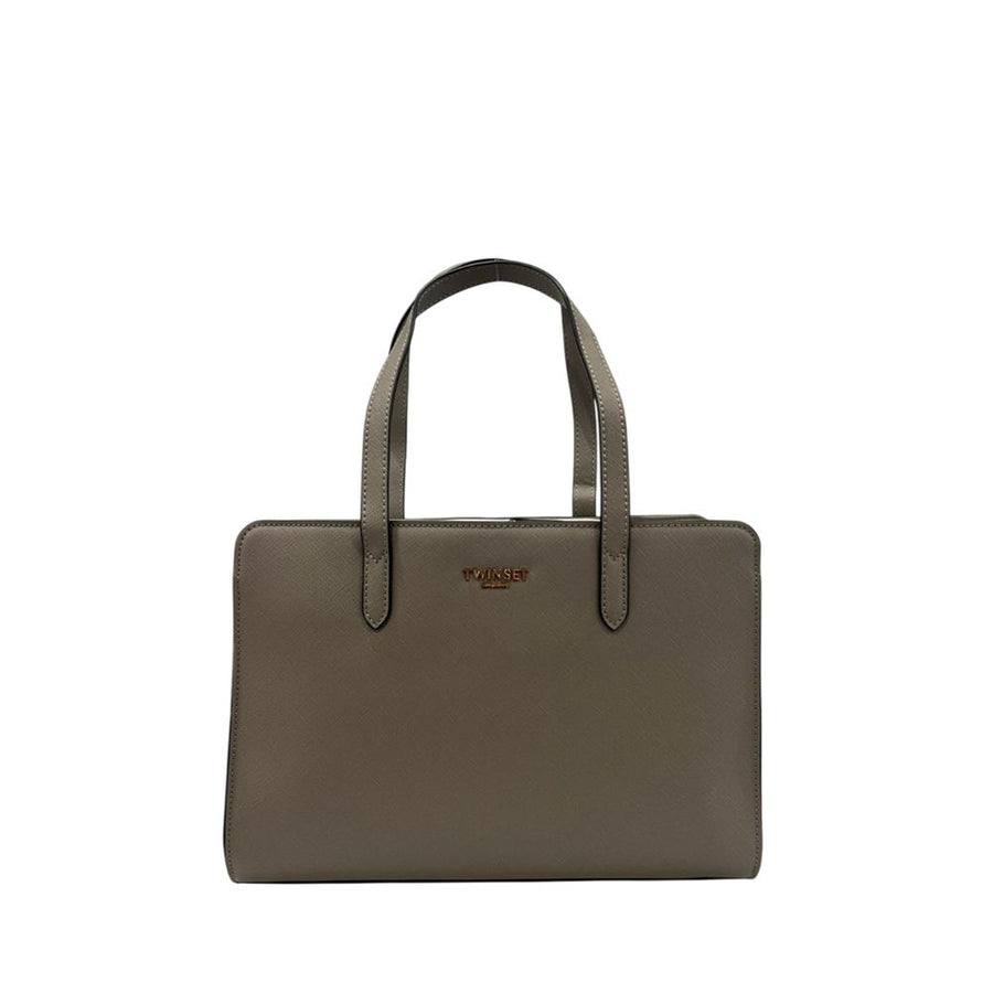 Grey PU Women Shoulder Bag