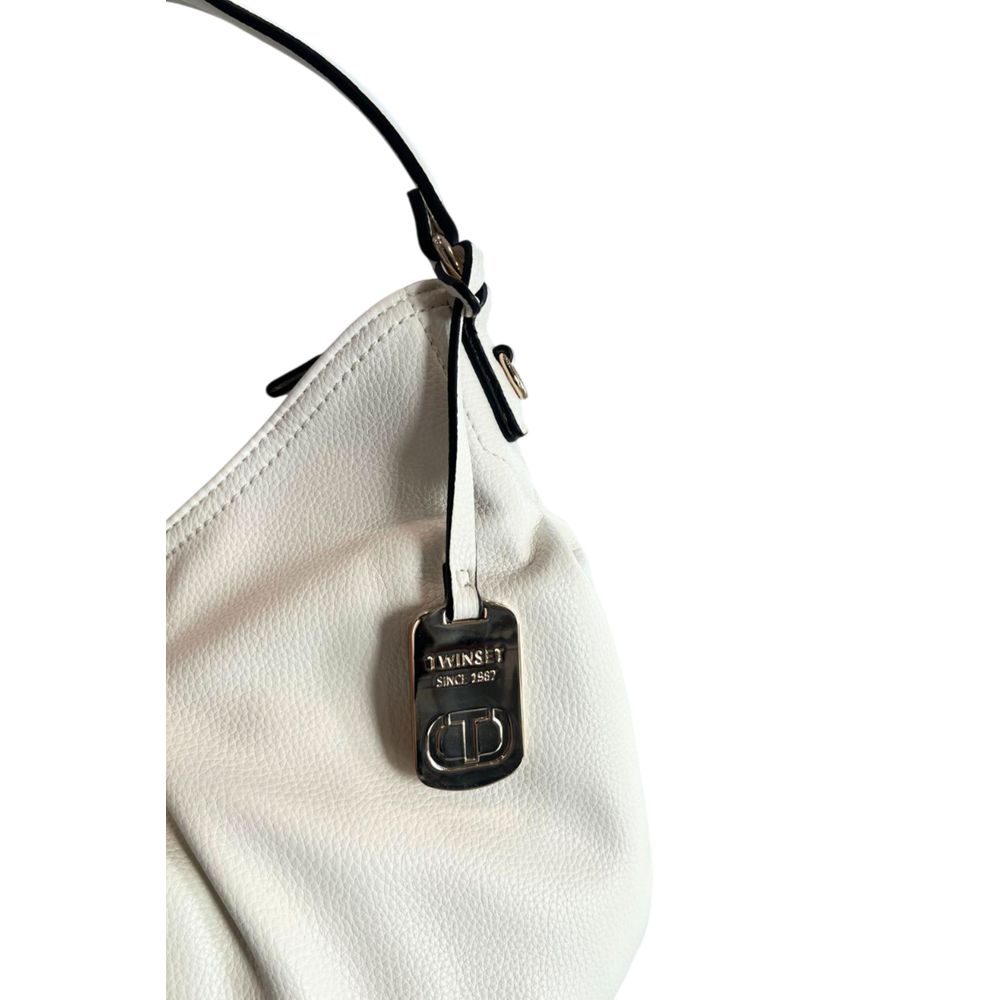 White PU Women Shoulder Bag