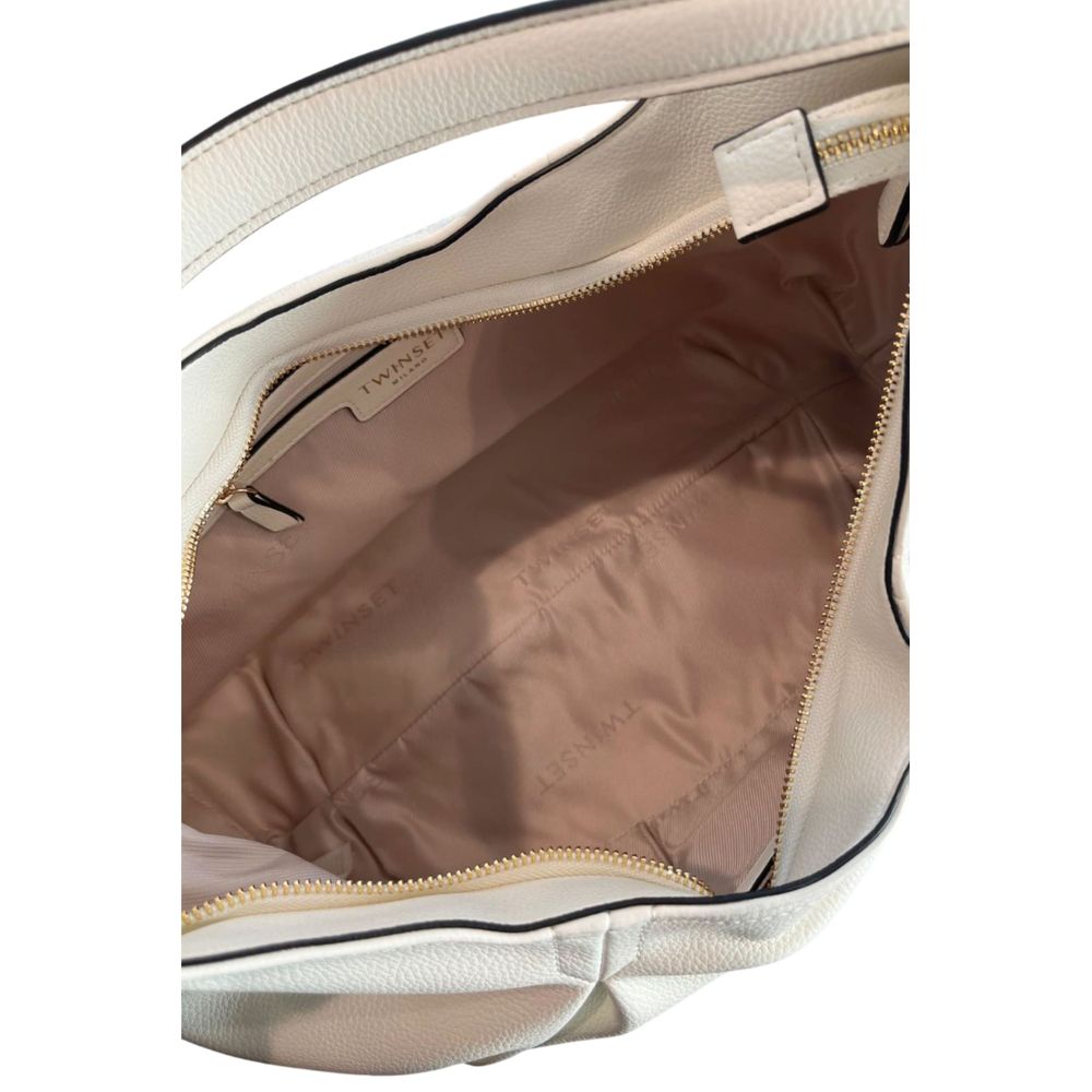 White PU Women Shoulder Bag