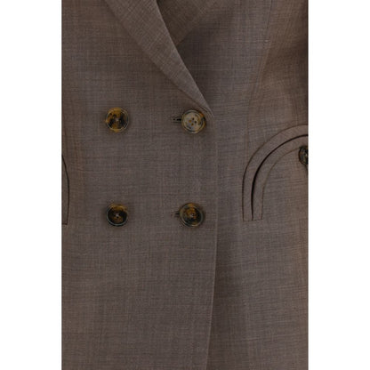 Brown Wool Blazer