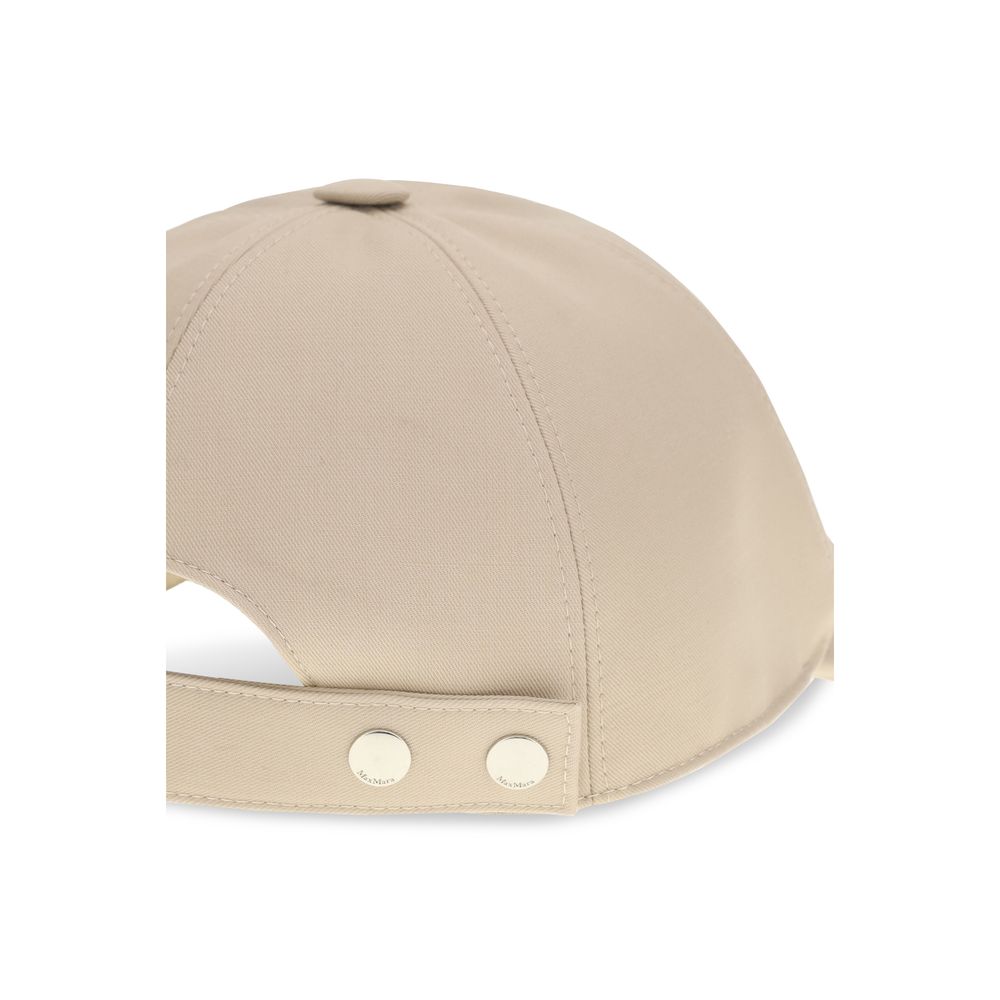 Beige Cotton Cap (Baseball Hat)