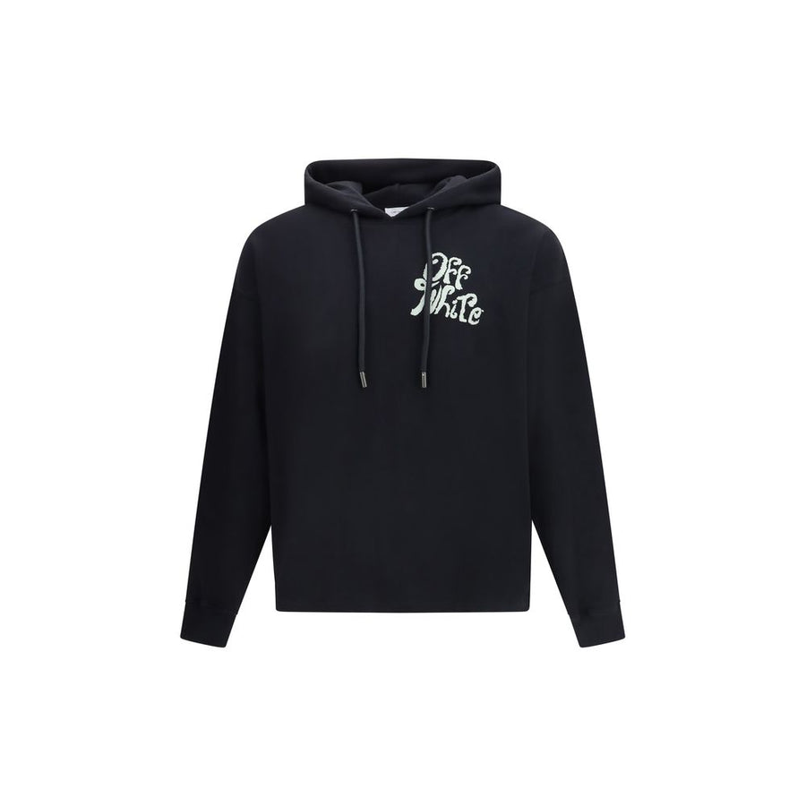 Black Cotton Sweatshirt