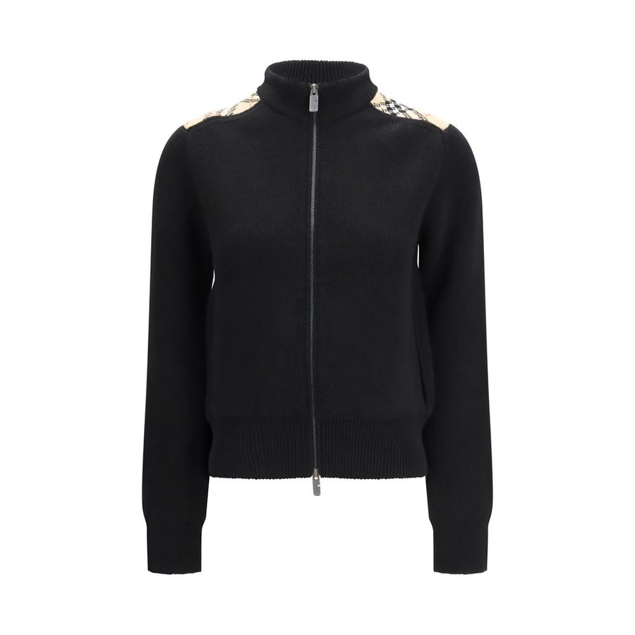 Black Wool Cardigan