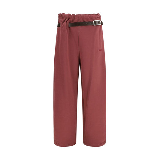 Multicolor Cotton Casual Pants