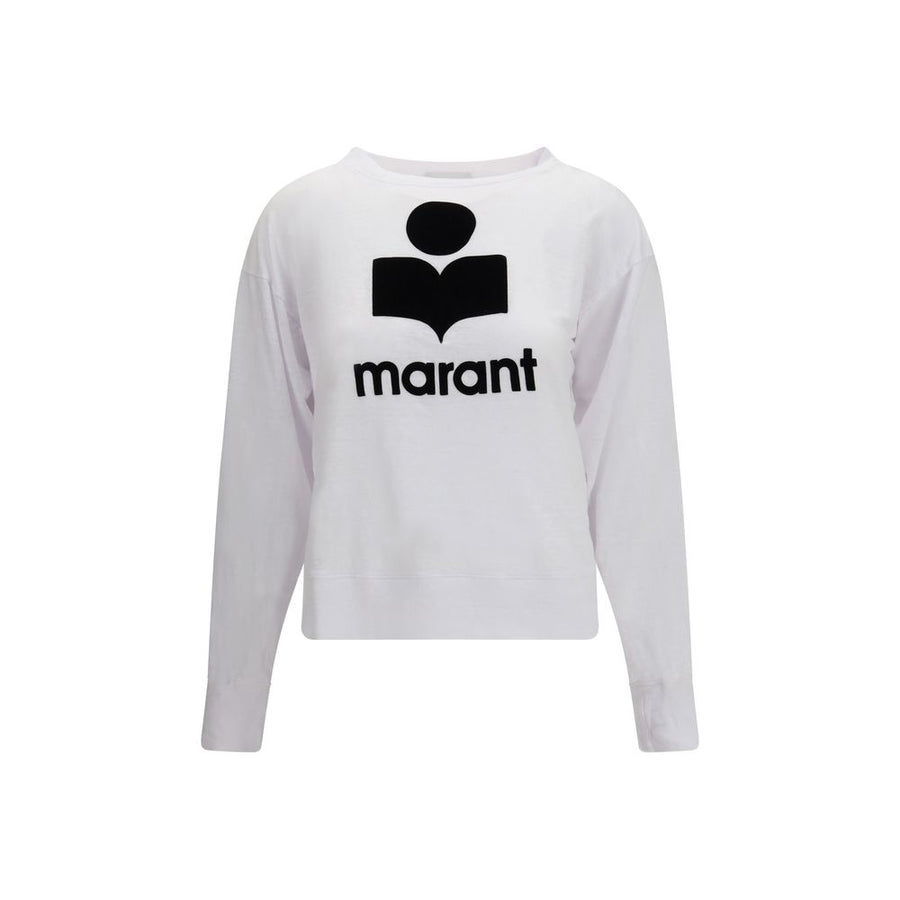 White Linen Sweatshirt