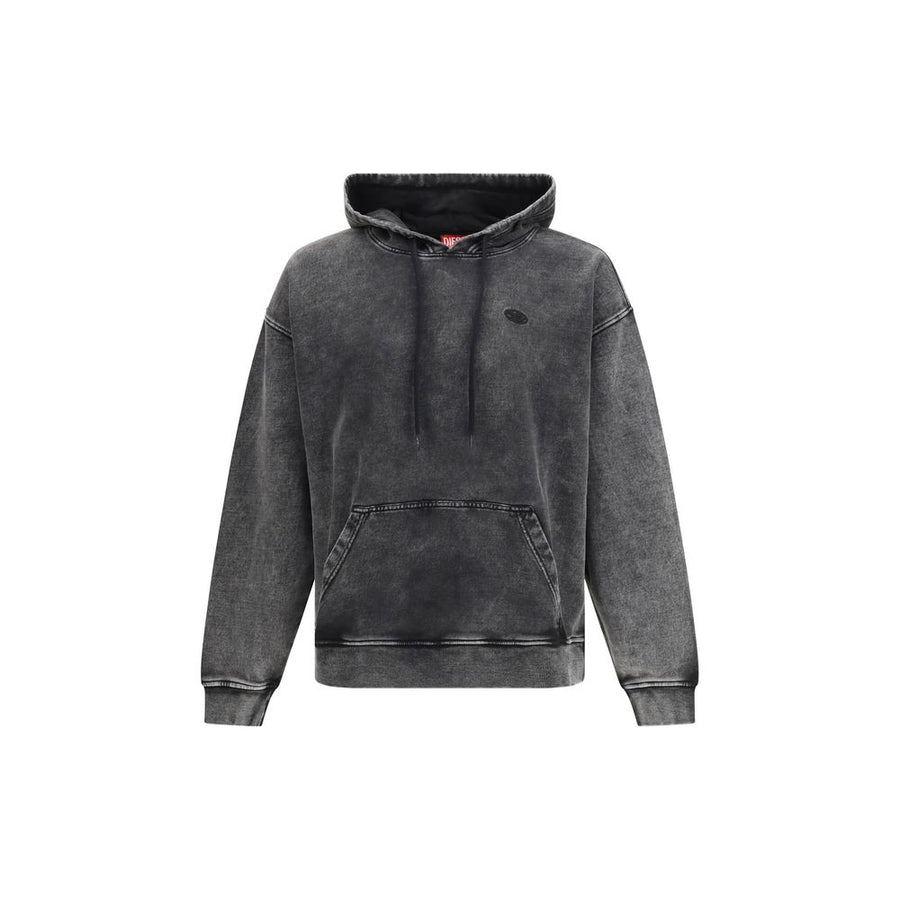 Black Cotton Sweatshirt