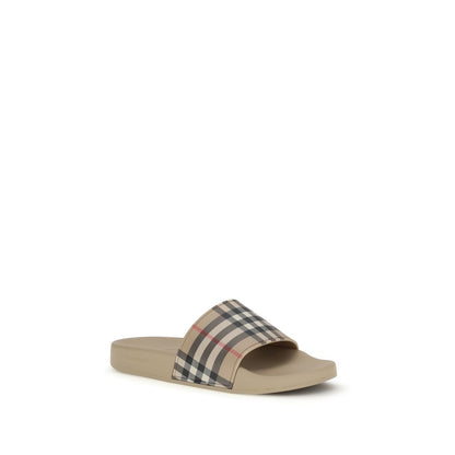 Beige Rubber Sandals