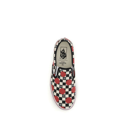 Multicolor Cotton Low Top Sneakers