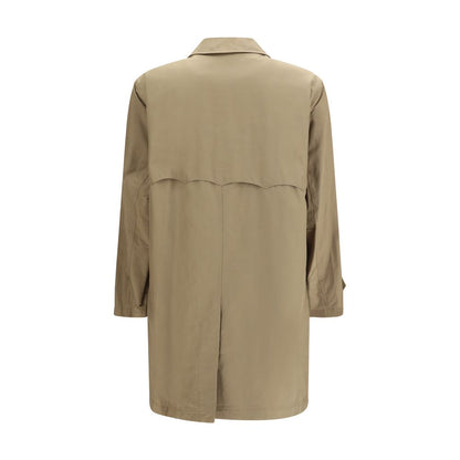 Beige Polyester Coat