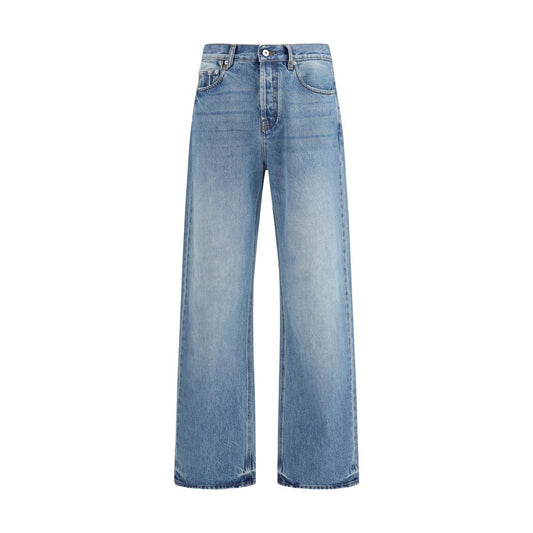 Blue Cotton Jeans Denim