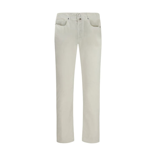 White Cotton Pants