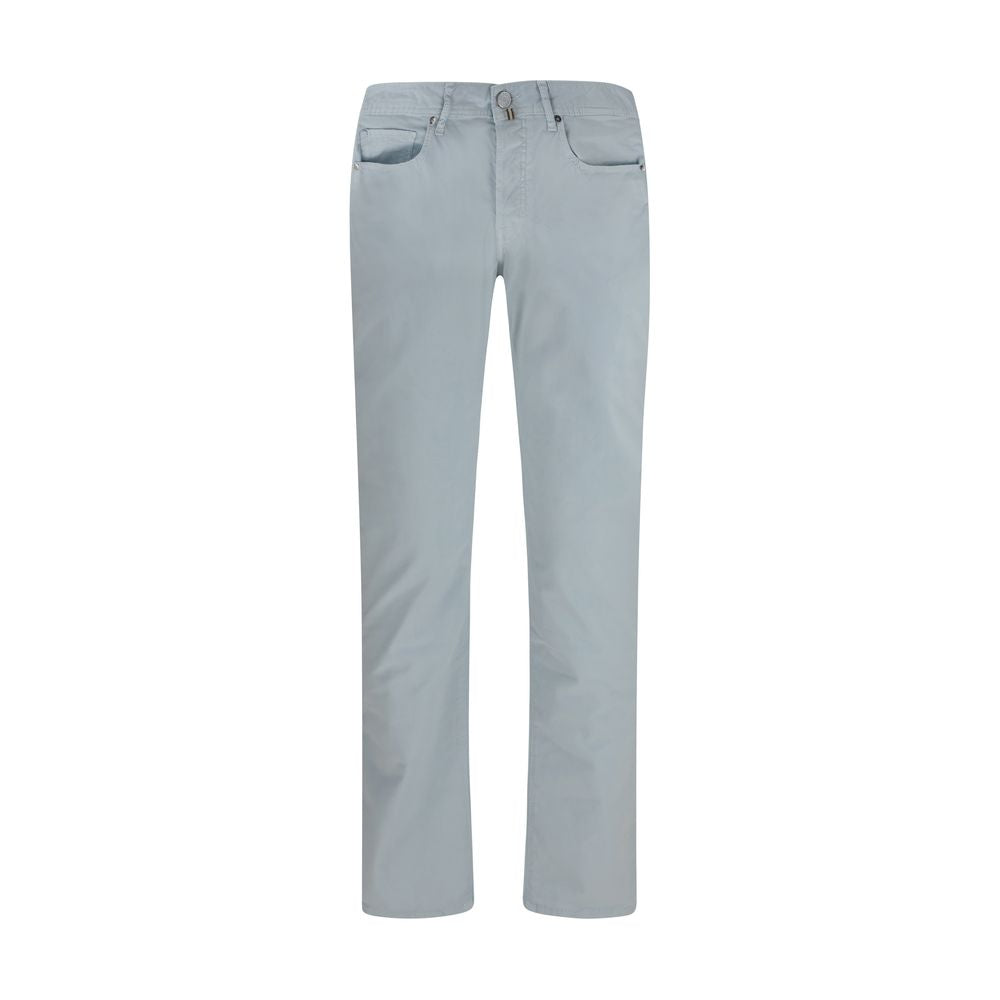Blue Cotton Pants