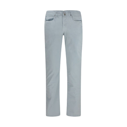 Blue Cotton Pants