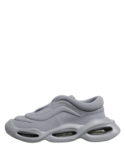 Gray Slip On Wave Low Top Sneakers