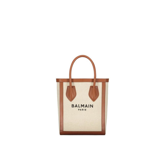 Brown Cotton Tote Bag