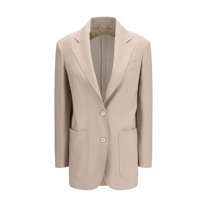 Beige Wool Blazer