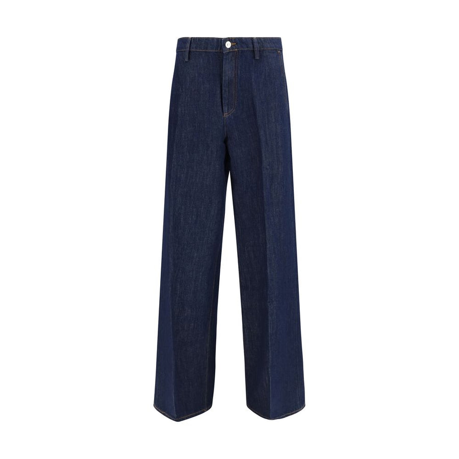 Blue Cotton Jeans Denim