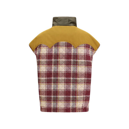 Multicolor Polyamide Sleeveless Jacket