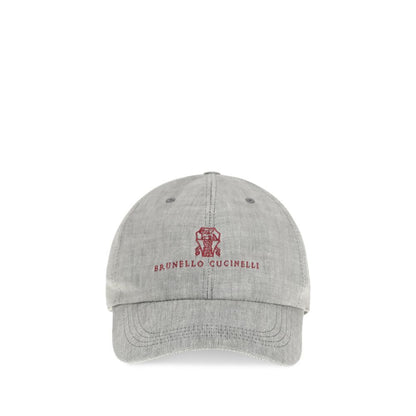 Gray Linen Cap (Baseball Hat)