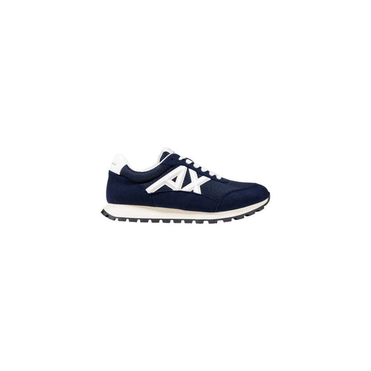 Bicolor Polyester Athletic Sneakers
